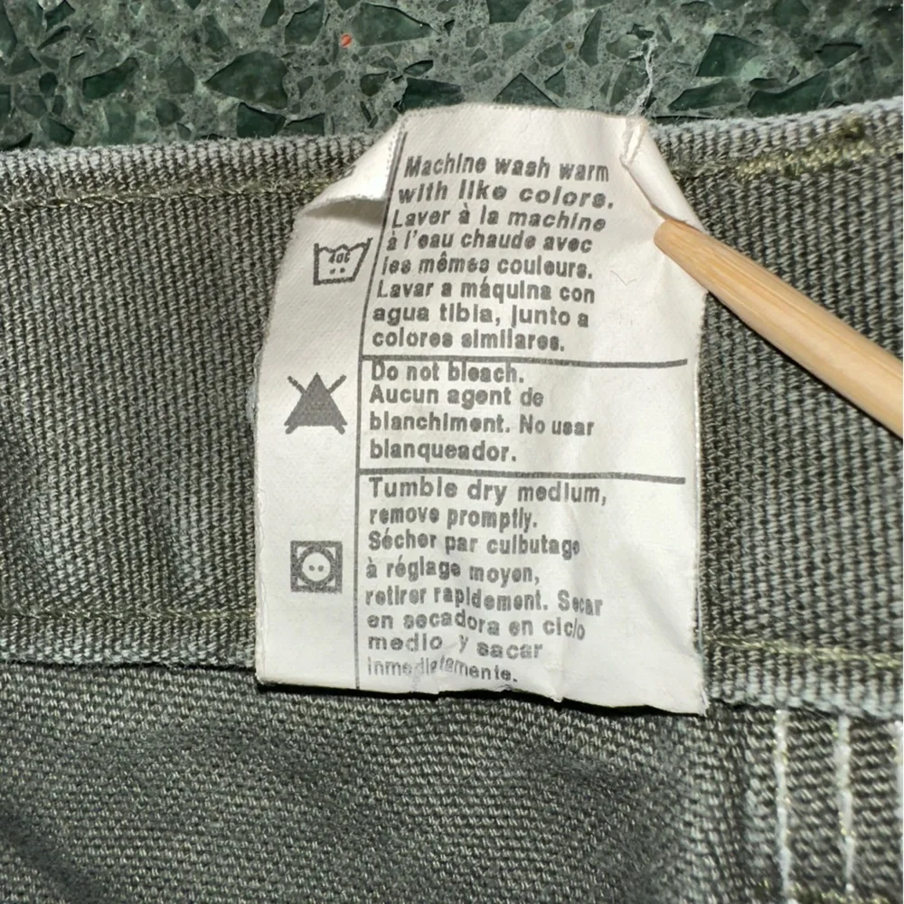 Carhartt B136 MOS Double Knee Canvas Work Pants Mens 32x32 UFCW USA (Fits 30x31) - Picture 8 of 8